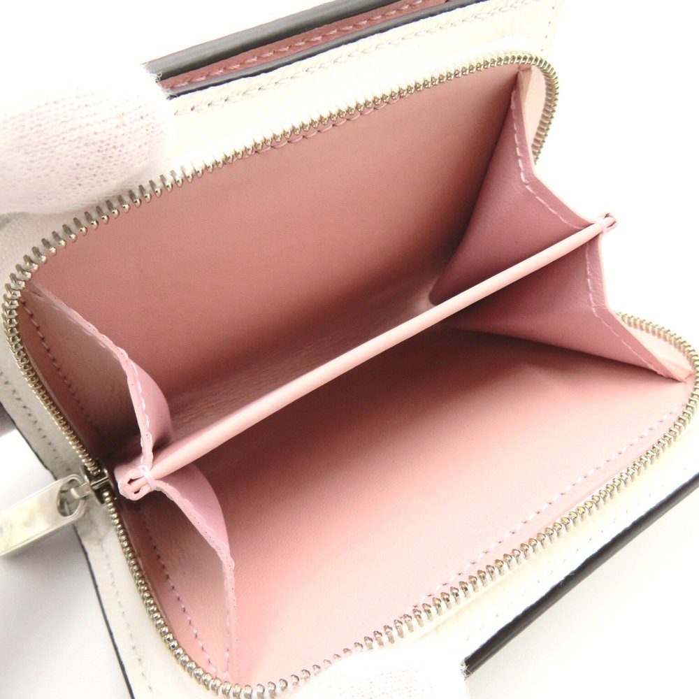 LOUIS VUITTON Portefeiulle Claire White Pink Mahina leather M80554 - Picture 7 of 8